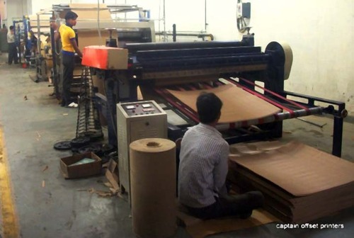 Corrugated Pasting Machine