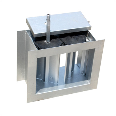 Gear Operated Damper - Aluminum, 100x50x75 mm, 10:1 Gear Ratio | Precise Control, Reliable Operation, Easy Installation