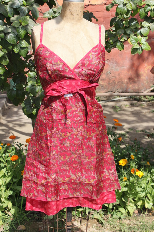 Western Wear - Silk Medium, Crimson, 34 Inch | Tie Waist, Stylish Design, Comfortable Fit, Durable Material, Easy Care, Versatile Style