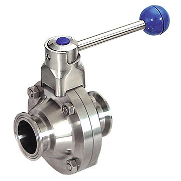 CLAMP ENDS BUTTERFLY  BALL VALVE