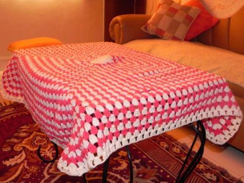 Table Cloths - Cotton, Variable Dimensions, Pink Striped Design | Durable, Easy Wash, Attractive Patterns, Stylish Colors