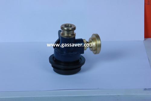 Gas Safe Device - Brass, 50x40x30 mm, Black, 10 L/min Flow Rate | Leak Prevention, Reliable Control, Easy Installation, Durable Design