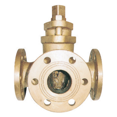 Marine bronze flanged filler faucet