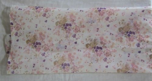 Cream Floral Printed Cotton Scarves Scarf Length: Medium