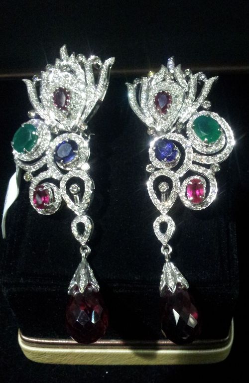 Fashionable Diamond Earrings