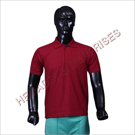 Collar Red T-Shirt