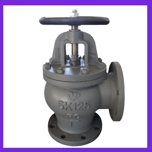 Marine Cast Iron Angle Valve (JIS F7306 5K125)