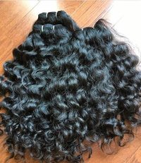 100% VIRGIN INDIAN HUMAN THICK CURLY HAIR