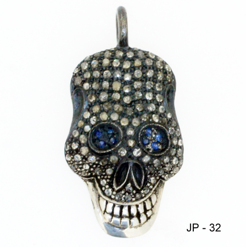 Pave Diamond Pendants