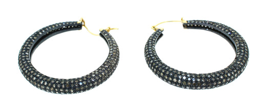 Pave Diamond Earrings