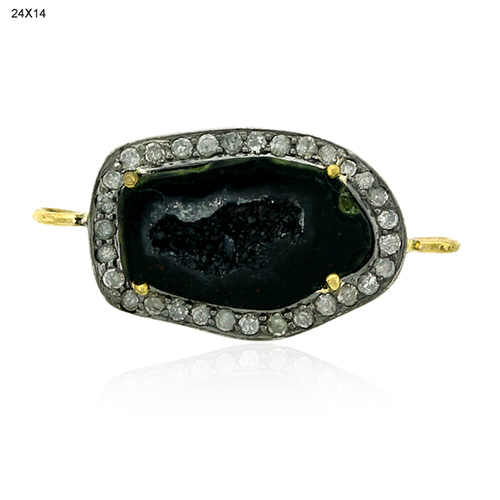 Geode Gemstone Diamond Connector