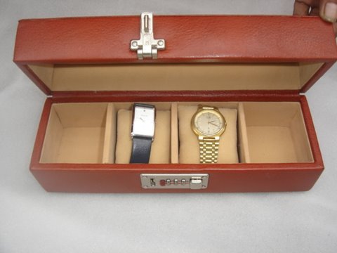 Leather Wrist Watch Box