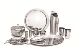 Steel Dinner Set