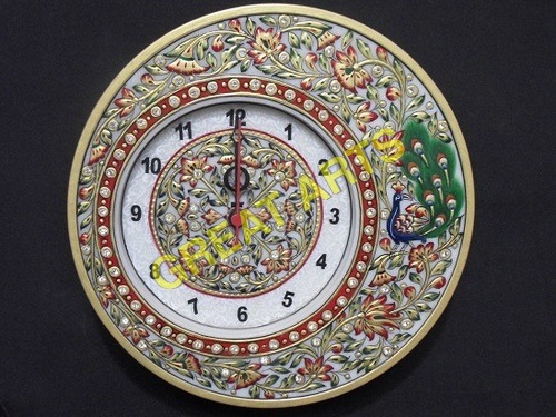 Marble table clocks