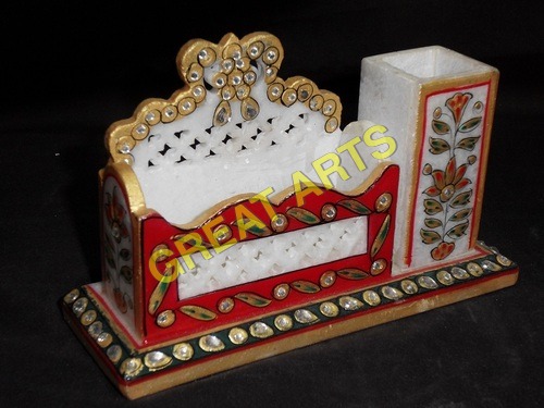 Marble Pen Card Stand 