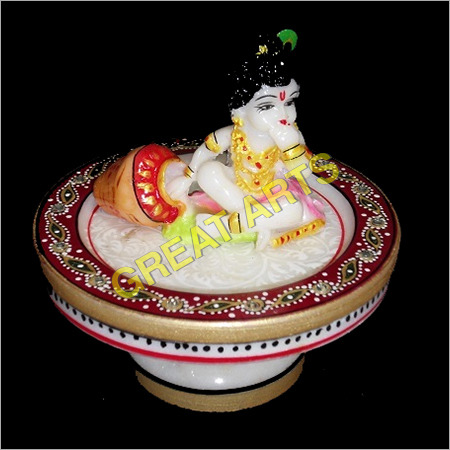 Marble Revolving Laddu Gopal