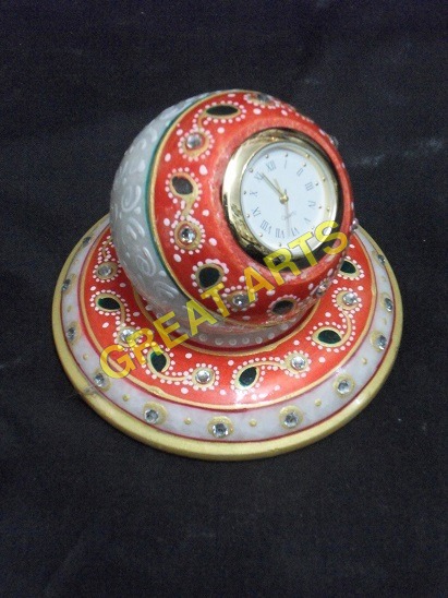 Marble Round Watch