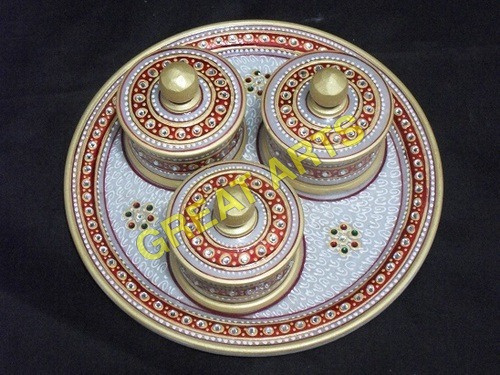 Marble Thiree Dibbi Set