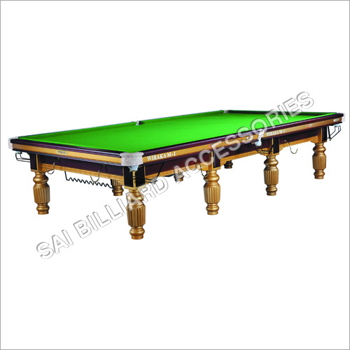 Imp. Billiards & Snooker table in steel cushion