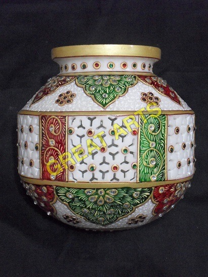 Marble Half Matki Boll Henging