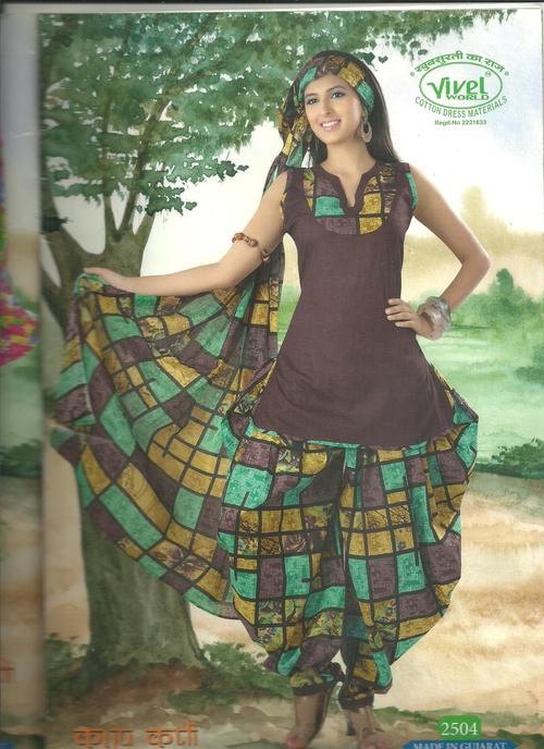 Cotton printed suits