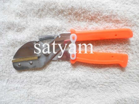 Castor Secateur - Steel, Plastic 20cm, Orange | Sharp Blades, Ergonomic Handle, Lightweight, Precise Cutting