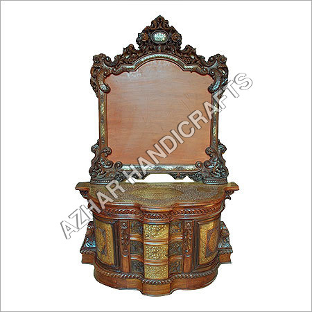 Wooden Handicraft Mirror Frame