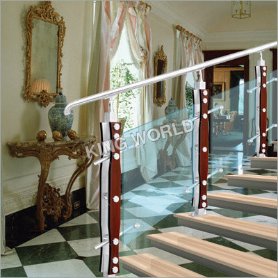 Stainless Steel Railings with Glass