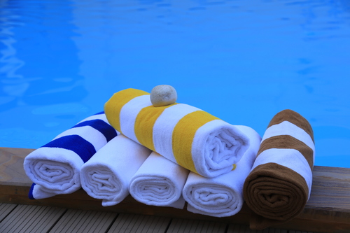 Stripes Pool Towel Age Group: Old Age