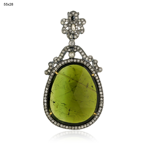 Multi Tourmaline Pendant