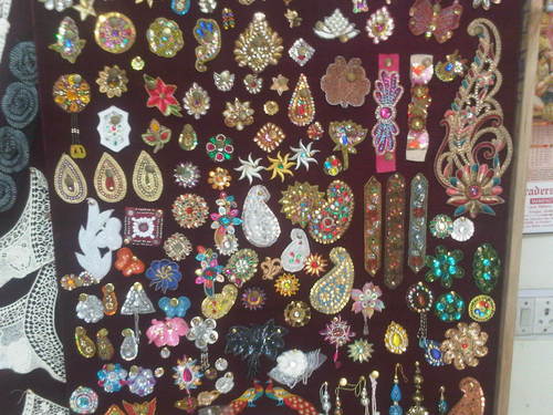 Multicolor Handmade Patches And Buttis