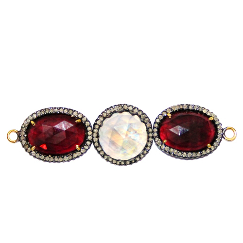 Diamond Gemstone Connector Finding Jewelry