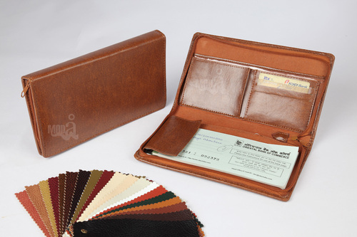 Cheque book holder