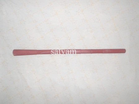 Flexible hoe plastic handle