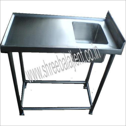 Single Sink Unit With Table - Length: 1200 Millimeter (Mm)