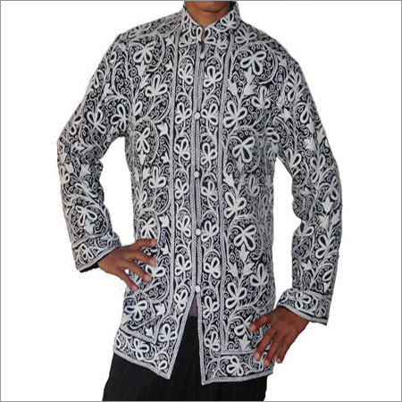Wool Short Hand embroidered Jackets
