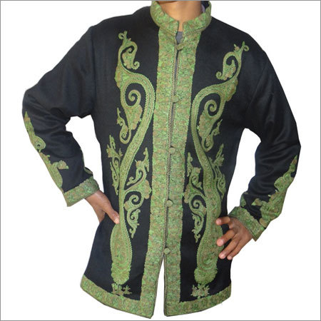 Wool Short Embroidered Jacket