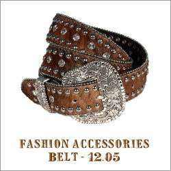 Beaded Leather Belts