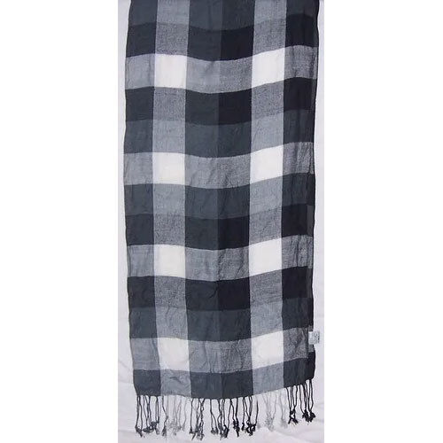 Cotton Printed Checks Scarves