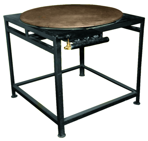 Revolving roti plate