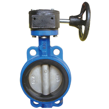 Marine Worm wheel butterfly valve