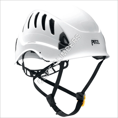 Alveo Vent Blanc Helmet - ABS Plastic, One Size, White | Adjustable Straps, Ventilation, Lightweight, Durable, Comfortable, EN 397