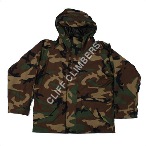 Combat Parka Us - Polyester, Multiple Sizes, Camouflage, Detachable Fleece Inner | Zipper Closure, Warmth, Water Resistance, Windproof, Breathable, Lightweight, Multiple Pockets, Attached Hood