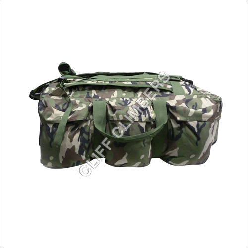 DUFFEL BAG COMBAT - Polyester PU, Variable Dimensions, Green | Durable, Lightweight, Spacious, Drawstring Closure, Portable