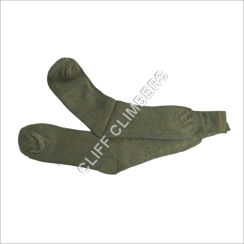 Socks Woollen Og - Wool, One Size, Olive, 20cm | Warmth, Comfort, Durability, Moisture-wicking, Breathability