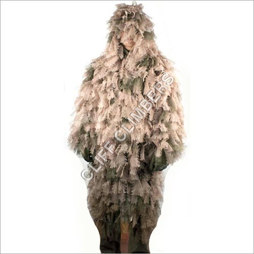 GHILLIE SUIT POLYESTER LEAF DESERT 