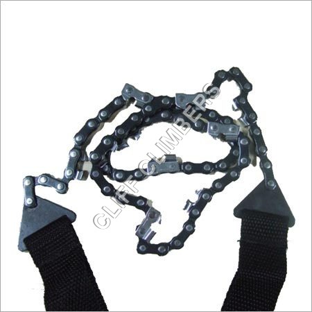 Survival Chain Saw - Steel & Plastic, 12-24 Inch, Serrated Chain | Portable, Durable, Efficient, Reliable Emergency Wood Cutter