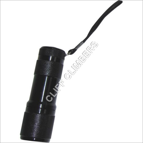 9 Led Flash Light - Aluminum Matt Finish 9 High Intensity LEDs Battery Included Lightweight