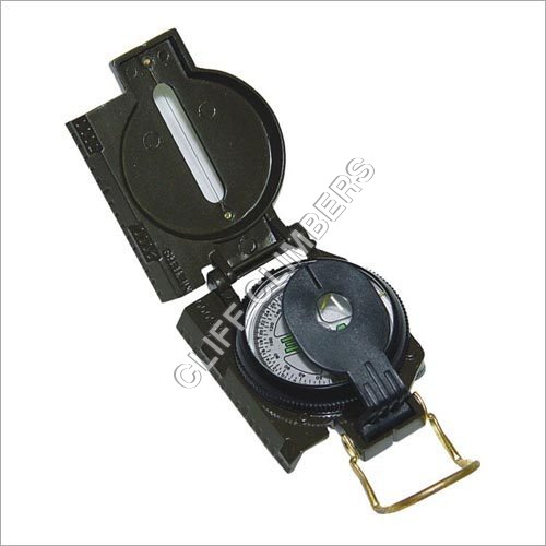 Army Compass - Plastic Metal, 13.5x7.5x3.8cm, Olive Green | Accurate 1-2° Bearing, Military Grade, Easy Navigation