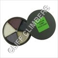Camo Face Paint 5 Colours - Plastic Case 75mm Diameter, Black | Portable, Compact Design, Integral Mirror, 5 Colors, 50gms